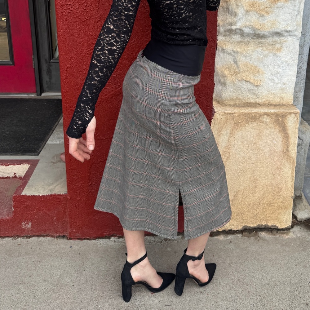 Heidi Hat Plaid A-Line Skirt Colorado Designer New Without Tags Multiple Sizes
